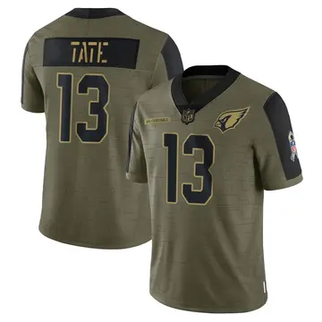 Nike Auden Tate Youth Limited Arizona Cardinals Olive 2021 Salute To Service Jersey
