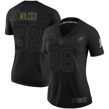 Nike Chris Wilcox Women's Limited Arizona Cardinals Black 2020 Salute To Service Jersey