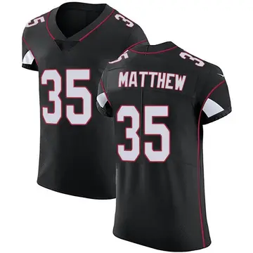 Nike Christian Matthew Men's Elite Arizona Cardinals Black Alternate Vapor Untouchable Jersey