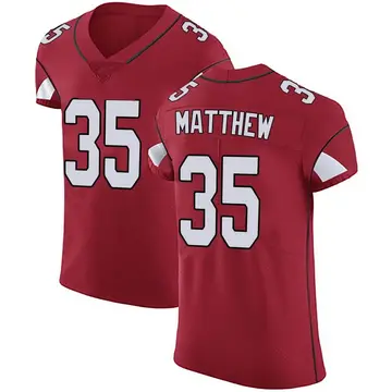 Nike Christian Matthew Men's Elite Arizona Cardinals Red Team Color Vapor Untouchable Jersey