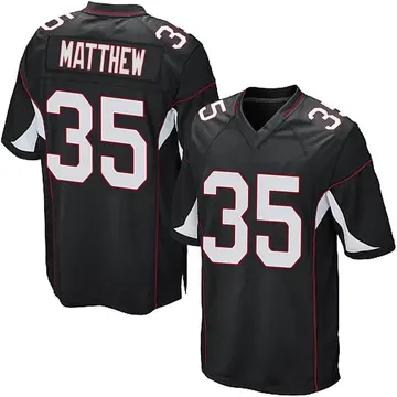 Nike Christian Matthew Men's Game Arizona Cardinals Black Alternate Jersey