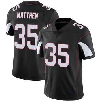 Nike Christian Matthew Men's Limited Arizona Cardinals Black Vapor Untouchable Jersey