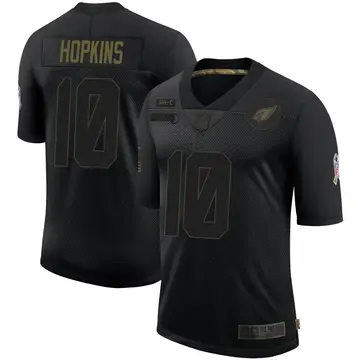 Nike DeAndre Hopkins Men's Limited Arizona Cardinals Black 2020 Salute To Service Jersey