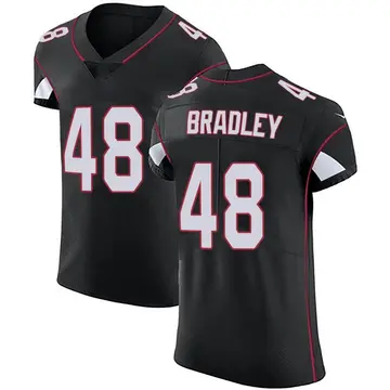 Nike Hunter Bradley Men's Elite Arizona Cardinals Black Alternate Vapor Untouchable Jersey