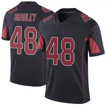 Nike Hunter Bradley Men's Limited Arizona Cardinals Black Color Rush Vapor Untouchable Jersey