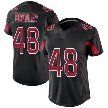 Nike Hunter Bradley Women's Limited Arizona Cardinals Black Color Rush Jersey