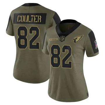 Nike Isaiah Coulter Women's Limited Arizona Cardinals Olive 2021 Salute To Service Jersey