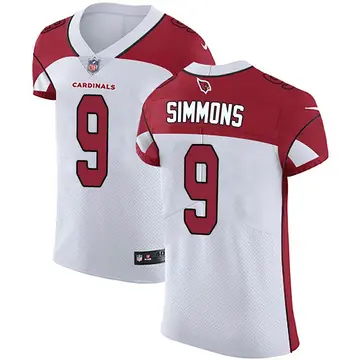 Nike Isaiah Simmons Men's Elite Arizona Cardinals White Vapor Untouchable Jersey