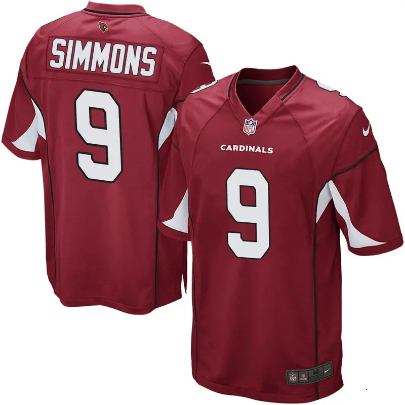 Nike Isaiah Simmons Men's Game Arizona Cardinals Cardinal Team Color Jersey