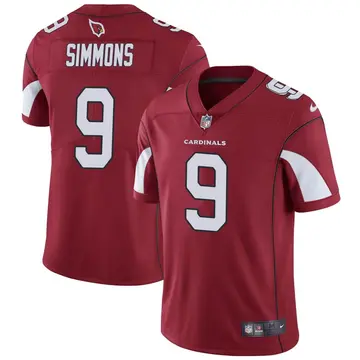 Nike Isaiah Simmons Men's Limited Arizona Cardinals Cardinal Team Color Vapor Untouchable Jersey