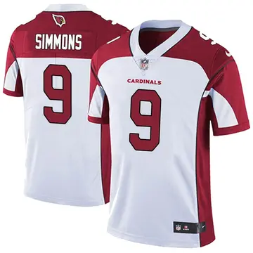 Nike Isaiah Simmons Men's Limited Arizona Cardinals White Vapor Untouchable Jersey