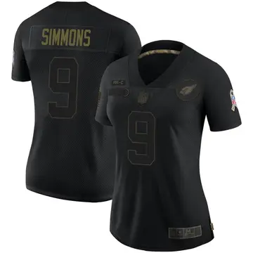 Nike Isaiah Simmons Women's Limited Arizona Cardinals Black 2020 Salute To Service Jersey