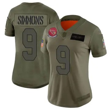 Nike Isaiah Simmons Women's Limited Arizona Cardinals Camo 2019 Salute to Service Jersey