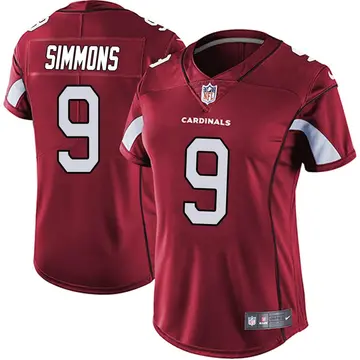 Nike Isaiah Simmons Women's Limited Arizona Cardinals Red Vapor Team Color Untouchable Jersey