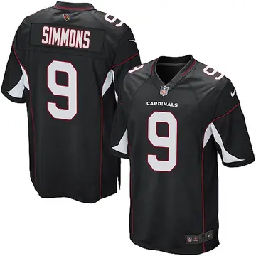 Nike Isaiah Simmons Youth Game Arizona Cardinals Black Alternate Jersey