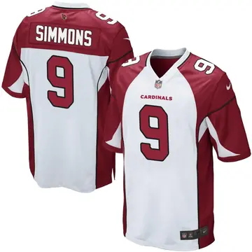 Nike Isaiah Simmons Youth Game Arizona Cardinals White Jersey