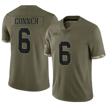 Nike James Conner Men's Limited Arizona Cardinals Olive 2022 Salute To Service Jersey