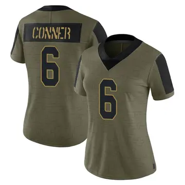 Nike James Conner Women's Limited Arizona Cardinals Olive 2021 Salute To Service Jersey