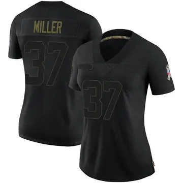 Nike Jordan Miller Women's Limited Arizona Cardinals Black 2020 Salute To Service Jersey