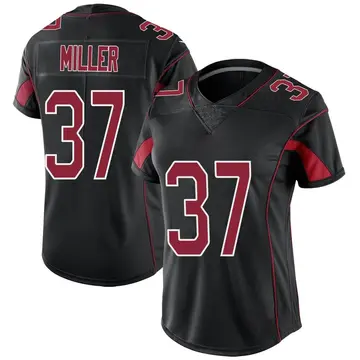 Nike Jordan Miller Women's Limited Arizona Cardinals Black Color Rush Jersey
