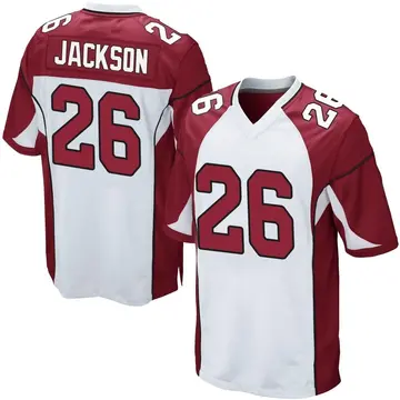 Nike Josh Jackson Men's Game Arizona Cardinals White Jersey