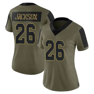 Nike Josh Jackson Women's Limited Arizona Cardinals Olive 2021 Salute To Service Jersey