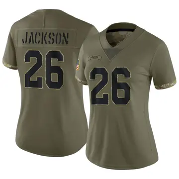 Nike Josh Jackson Women's Limited Arizona Cardinals Olive 2022 Salute To Service Jersey
