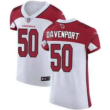 Nike Julien Davenport Men's Elite Arizona Cardinals White Vapor Untouchable Jersey
