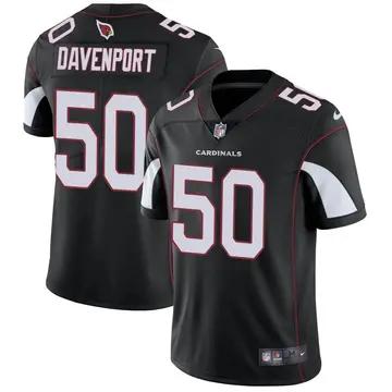 Nike Julien Davenport Men's Limited Arizona Cardinals Black Vapor Untouchable Jersey