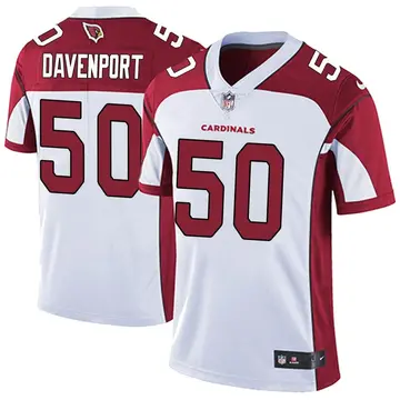Nike Julien Davenport Men's Limited Arizona Cardinals White Vapor Untouchable Jersey