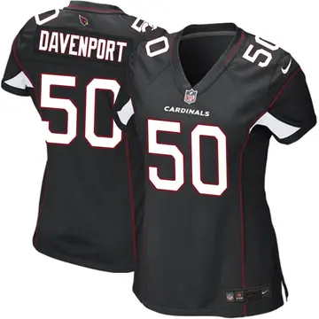 Nike Julien Davenport Women's Game Arizona Cardinals Black Alternate Jersey