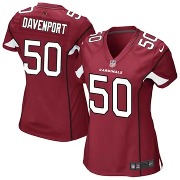 Nike Julien Davenport Women's Game Arizona Cardinals Cardinal Team Color Jersey