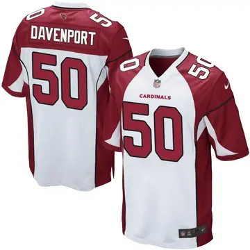 Nike Julien Davenport Youth Game Arizona Cardinals White Jersey