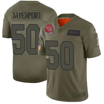 Nike Julien Davenport Youth Limited Arizona Cardinals Camo 2019 Salute to Service Jersey
