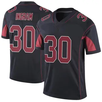 Nike Keaontay Ingram Men's Limited Arizona Cardinals Black Color Rush Vapor Untouchable Jersey