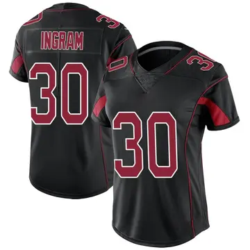Nike Keaontay Ingram Women's Limited Arizona Cardinals Black Color Rush Jersey