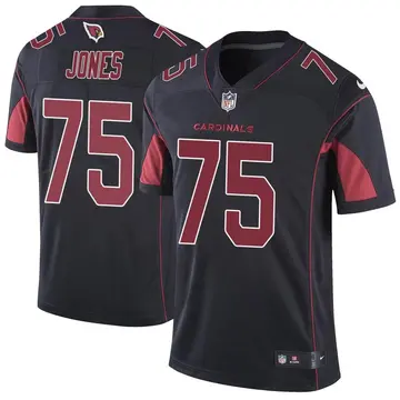 Nike Manny Jones Men's Limited Arizona Cardinals Black Color Rush Vapor Untouchable Jersey