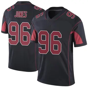 Nike Manny Jones Youth Limited Arizona Cardinals Black Color Rush Vapor Untouchable Jersey