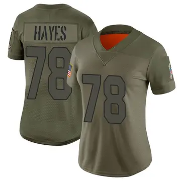 Nike Marquis Hayes Women's Limited Arizona Cardinals Camo 2019 Salute to Service Jersey