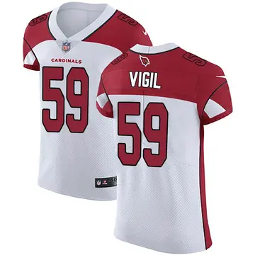 Nike Nick Vigil Men's Elite Arizona Cardinals White Vapor Untouchable Jersey
