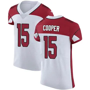 Nike Pharoh Cooper Men's Elite Arizona Cardinals White Vapor Untouchable Jersey