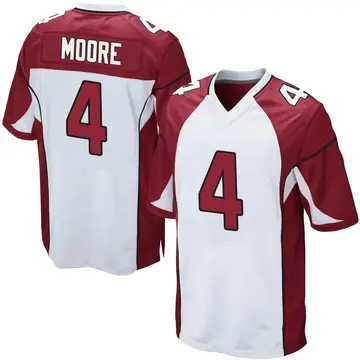 Nike Rondale Moore Men's Game Arizona Cardinals White Jersey