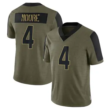 Nike Rondale Moore Men's Limited Arizona Cardinals Olive 2021 Salute To Service Jersey