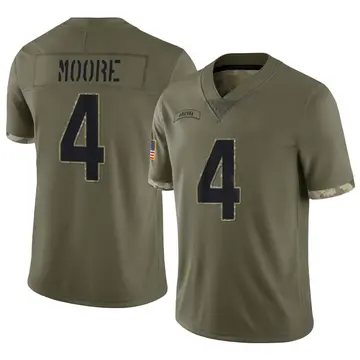 Nike Rondale Moore Men's Limited Arizona Cardinals Olive 2022 Salute To Service Jersey