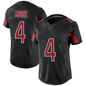Nike Rondale Moore Women's Limited Arizona Cardinals Black Color Rush Jersey