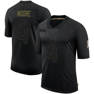 Nike Rondale Moore Youth Limited Arizona Cardinals Black 2020 Salute To Service Jersey